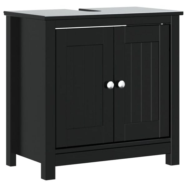 vidaXL Bathroom Furniture Set Black
