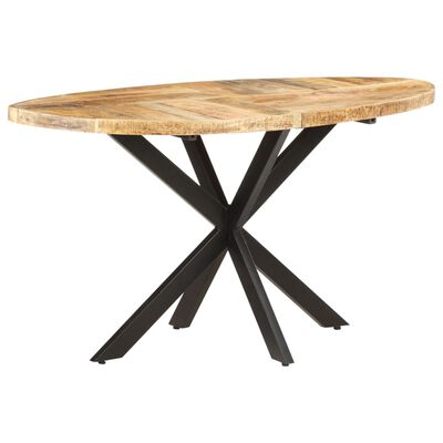 vidaXL Dining Table 55.1"x31.5"x29.5" Solid Mango Wood