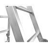 vidaXL Aluminium Step Ladder 8 Steps 330.7 lb