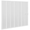 vidaXL Shower Bath Screen Wall 55.1 x 66.1" 7 Panels Foldable with Towel Rack