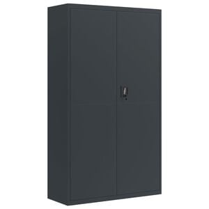vidaXL File Cabinet Anthracite Powder-coated steel Large File Cabinet