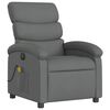vidaXL Electric Massage Recliner Chair Dark Gray