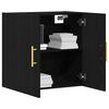 vidaXL Wall-mounted Cabinet Black Oak 23.62 x 12.20 x 27.56 in