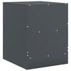 vidaXL Bedside Cabinet Set of 2 Anthracite Cold-rolled steel