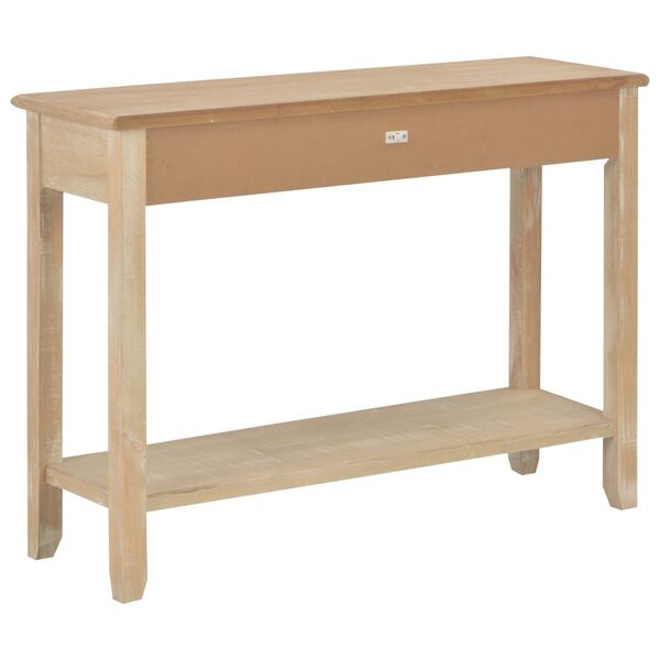 vidaXL Console Table 43.3"x13.7"x31.4" Wood