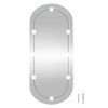 vidaXL Wall Mirror With LED Light Glass Glass, Plastic Medium