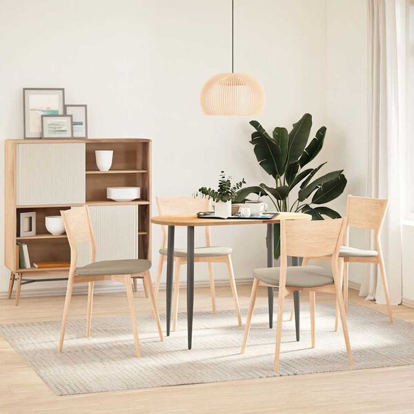 vidaXL Table Top Oak Solid oak wood 39.4x19.7x0.8 in Durable Table Top