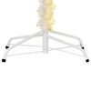 vidaXL Christmas Tree White with iridescent tips PVC, Steel Tall