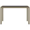 vidaXL Garden Dining Set Beige, Cream White