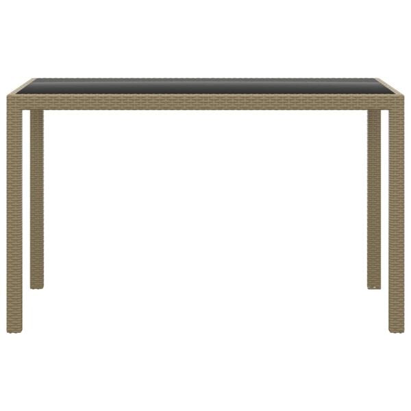 vidaXL Garden Dining Set Beige, Cream White