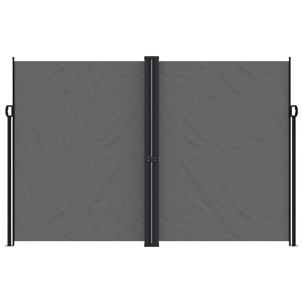 vidaXL Retractable Side Awning Anthracite