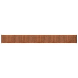 vidaXL Rug Brown Bamboo, Polypropylene 23.6 x 196.9 in Bamboo Rug