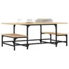 vidaXL Coffee Table Sonoma Oak Engineered Wood Medium Coffee Table