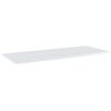 vidaXL Shelf Set of 4 High gloss white Engineered wood