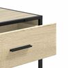 vidaXL Console Table Sonoma Oak Engineered Wood 35.4 x 13.8 x 31.5 in