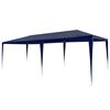 vidaXL Party Tent Blue PE roof, steel frame Large Collapsible