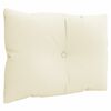 vidaXL Pallet Cushion Set of 3 Cream Fabric (100% polyester) Standard