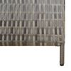 vidaXL Room Divider 6 Panels Gray Poly Rattan