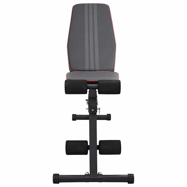 vidaXL Weight Bench Manual Black 131 x 41 x 110 cm Steel