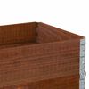 vidaXL Pallet Collars 2 pcs Brown 39.4x19.7" Solid Wood Pine
