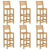 vidaXL Outdoor Bar Set Natural Wood Solid Acacia Wood Medium