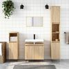 vidaXL Bathroom Cabinet Sonoma Oak Engineered Wood 22.8 x 13.0 x 23.6 in