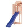 vidaXL Outdoor Playset Brown, Blue Solid Douglas Fir wood, Polypropylene
