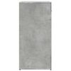 vidaXL Sideboards 2 pcs Concrete Gray 31.1"x15"x31.5" Engineered Wood