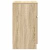 vidaXL Bedside Cabinet Set of 2 Sonoma oak Engineered wood Standard