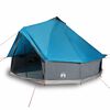 vidaXL Family Tent Tipi 10-Person Blue Waterproof