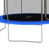 vidaXL Trampoline Set Black, Grey, Blue