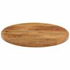 vidaXL Table Top Oak Solid mango wood Small Durable Table Top Round