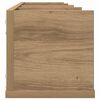 vidaXL Wall Shelf Artisan Oak Engineered Wood 39.4 x 7.1 x 7.1 in
