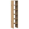 vidaXL Bookcase Set of 2 Artisan oak Engineered wood