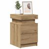 vidaXL Bedside Cabinet Set of 2 Artisan Oak Engineered wood
