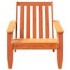 vidaXL Garden Adirondack Chair Wax Brown Solid Pine Wood Medium Durable