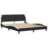 vidaXL Bed Frame Black and white