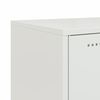 vidaXL Sideboard White Cold-rolled steel Medium Sideboard Rectangular