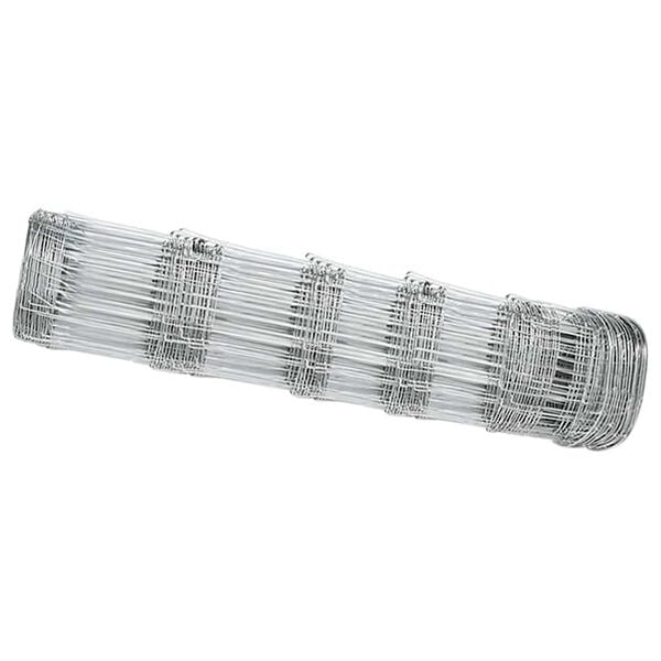 vidaXL Field Fence Gray 2.6'x 32.8'Steel