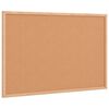 vidaXL Cork Board with Solid Pine Wood Frame 23.6x15.7"