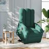 vidaXL Electric Stand Up Massage Recliner Chair Dark Green