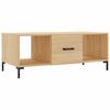 vidaXL Coffee Table Sonoma Oak Engineered Wood Medium Coffee Table