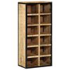 vidaXL Shoe Cabinet Brown 50 x 30 x 110 cm Solid Mango wood