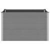 vidaXL Garden Raised Bed Grey Wood-plastic composite 59.1 x 39.4 x 35.8 in