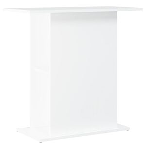 vidaXL Aquarium Stand White Engineered Wood Medium Aquarium Stand