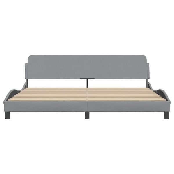 vidaXL Bed Frame Light Grey