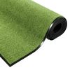 vidaXL Doormat Other Green and Black 47.3" x 98.4" Polyamide and PVC