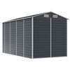 vidaXL Garden Shed Anthracite Galvanized steel Large Garden Shed