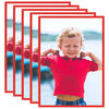 vidaXL Photo Frames Collage 5 pcs for Wall or Table Red 27.6x35.4" MDF