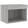 vidaXL 5 Piece TV Wall Units with LED Gray Sonoma Engineered Wood